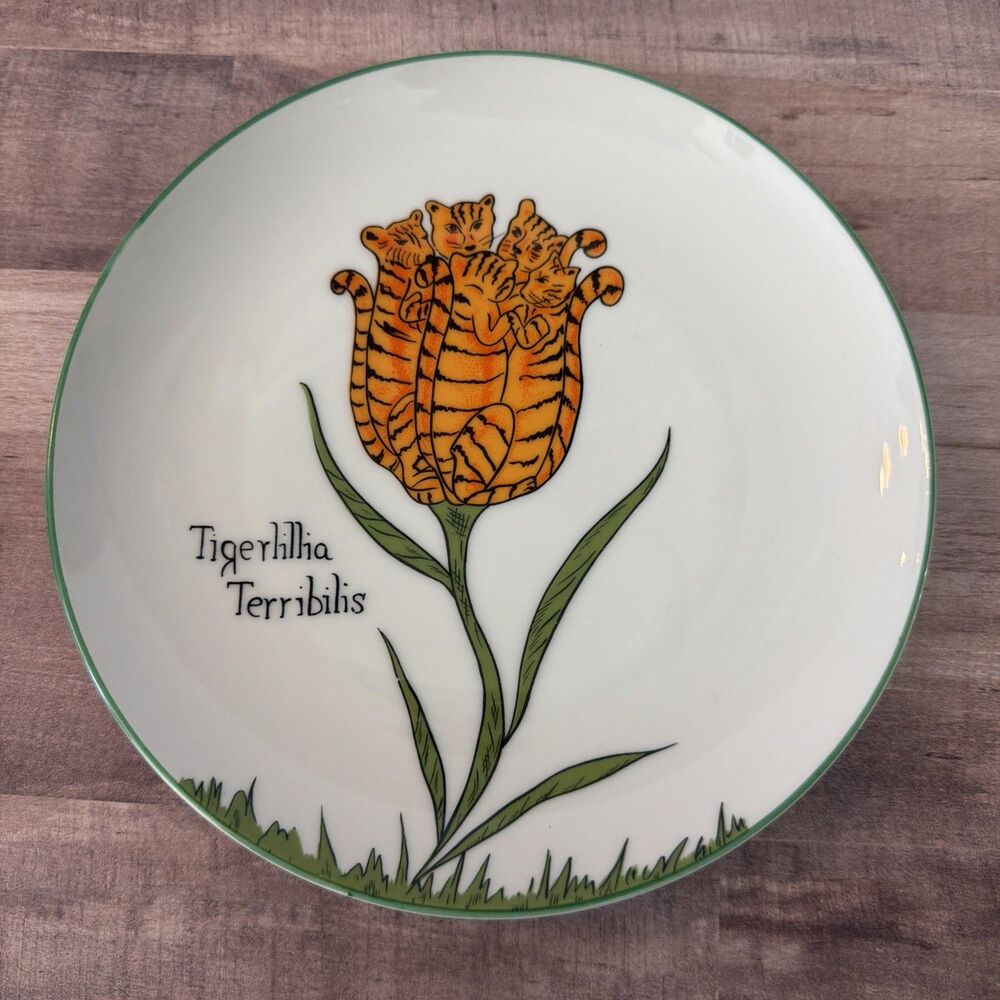 Villa Vanilla Taste Setter Tigerlillia Terribilis Plate